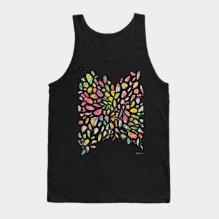 Carnival Drops No. 2: the 2nd Piece to a Brightly Colored Abstract Art Series Tank Top